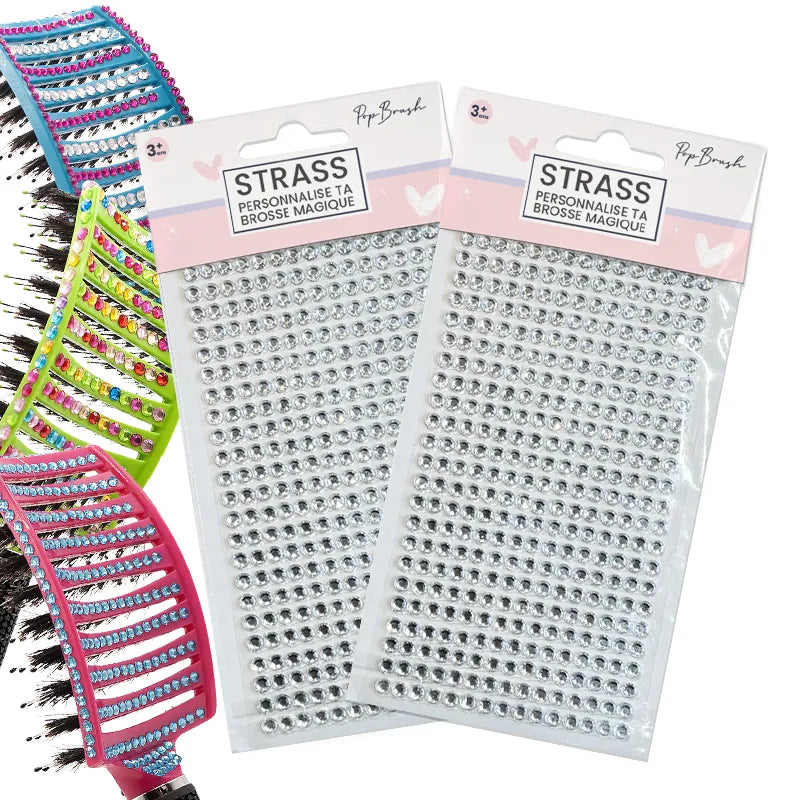 LOT DE 2x SETS DE STRASS DÉCORATIF