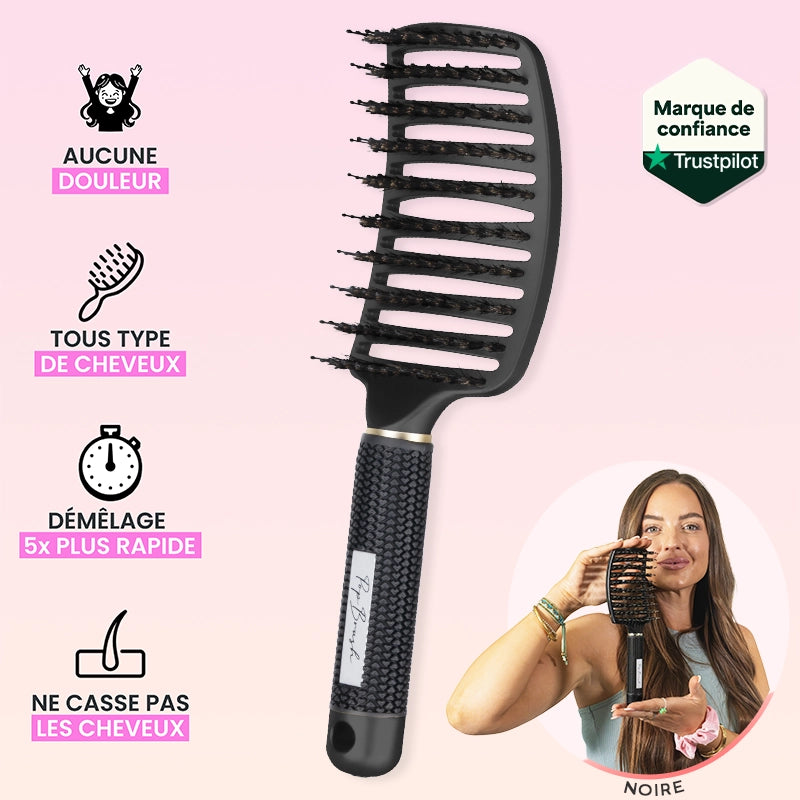 BROSSE DÉMÊLANTE ANTI-CASSE