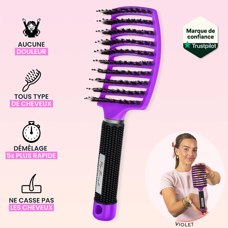 BROSSE DÉMÊLANTE ANTI-CASSE