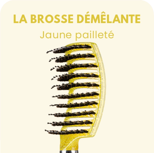 UNE BROSSE DEMÊLANTE ANTI-CASSE