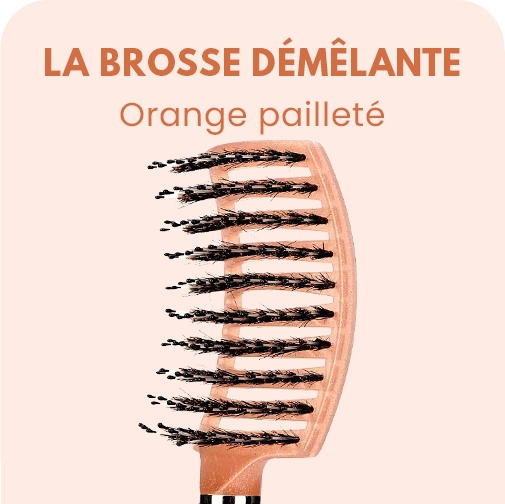UNE BROSSE DEMÊLANTE ANTI-CASSE