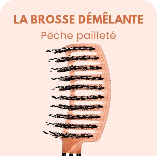UNE BROSSE DEMÊLANTE ANTI-CASSE