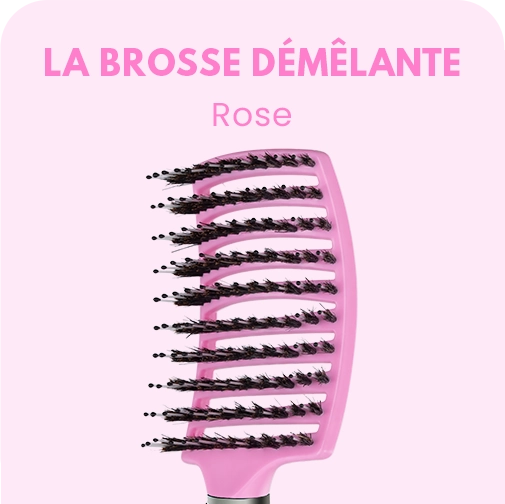LA BROSSE DÉMÊLANTE ANTI-CASSE - ROSE
