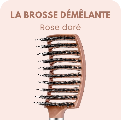 UNE BROSSE DEMÊLANTE ANTI-CASSE