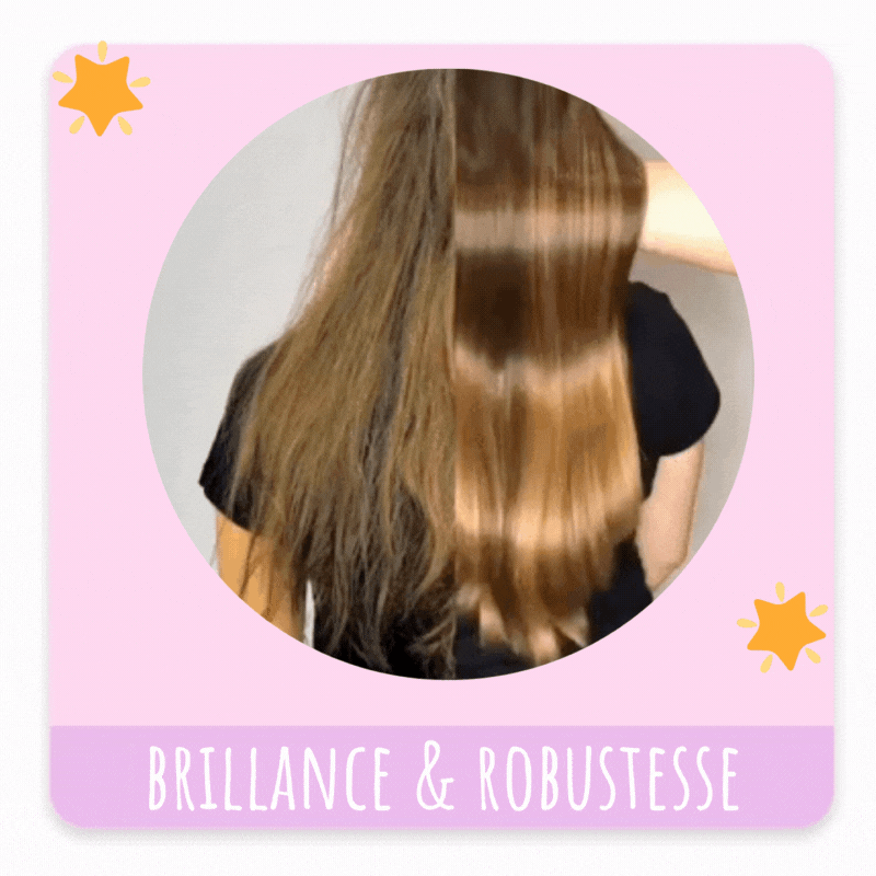 1 BROSSE + 1 SOIN KERATINE + 1 SHAMPOO + 1 POCHETTE COTON