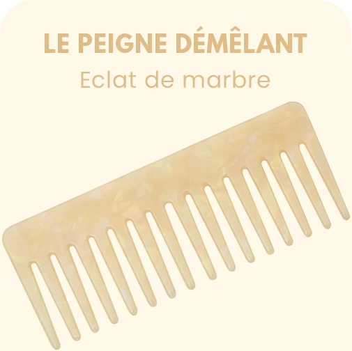 LE PEIGNE DÉMÊLANT EN ACÉTATE