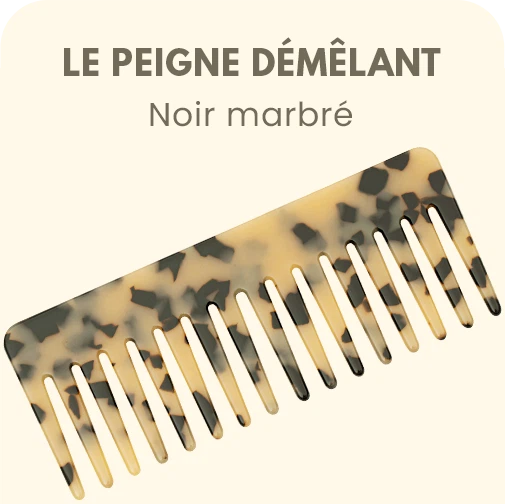 LE PEIGNE DÉMÊLANT EN ACÉTATE