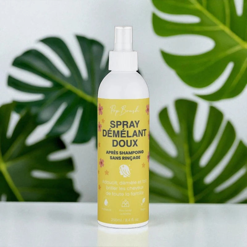 Spray démêlant doux sans rinçage