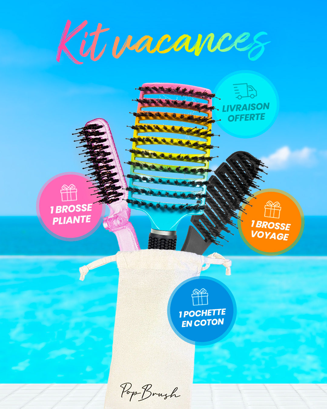 Popbrush kit voyage