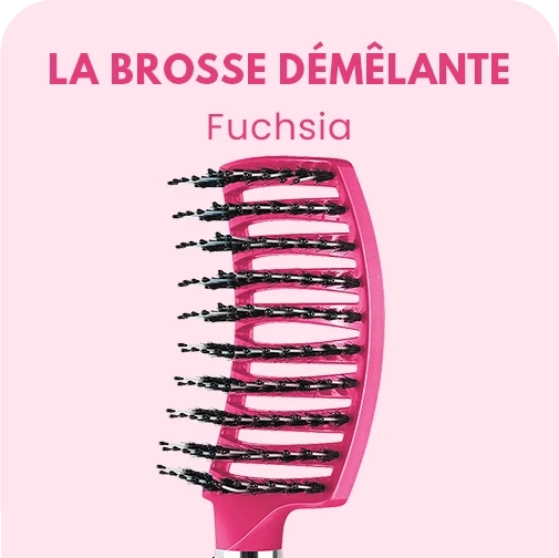La brosse demelante anti-casse - Fuchsia