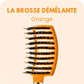 LA BROSSE DÉMÊLANTE ANTI-CASSE - VERT POMME — ORANGE