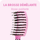 LA BROSSE DÉMÊLANTE ANTI-CASSE - VERT POMME — ROSE BONBON PAILLETÉ