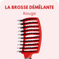 LA BROSSE DÉMÊLANTE ANTI-CASSE - VERT POMME — ROUGE