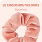 UN CHOUCHOU VELOUR — Saumon