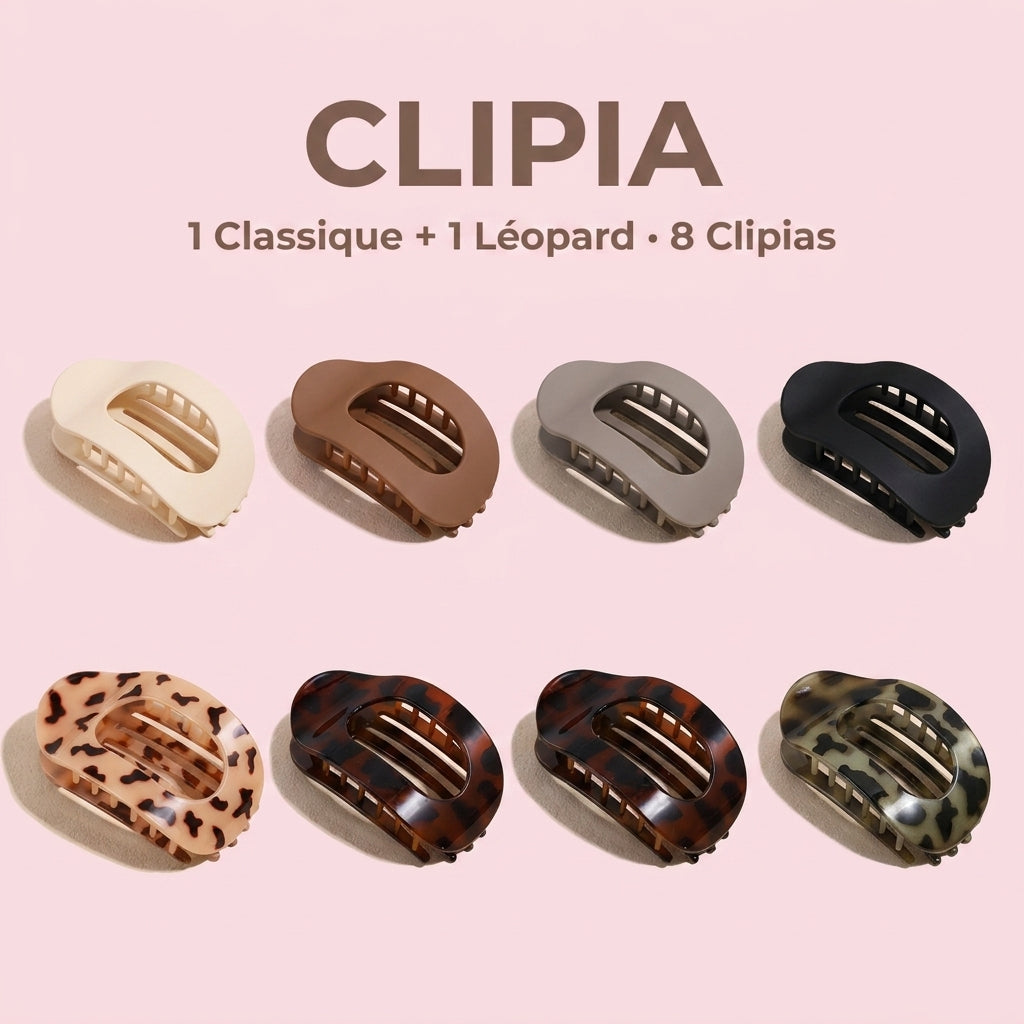 Clipia Mix Classique + Léopard 8 clipias