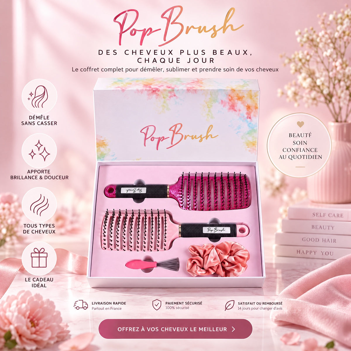 Le pack coffret cadeau PopBrush