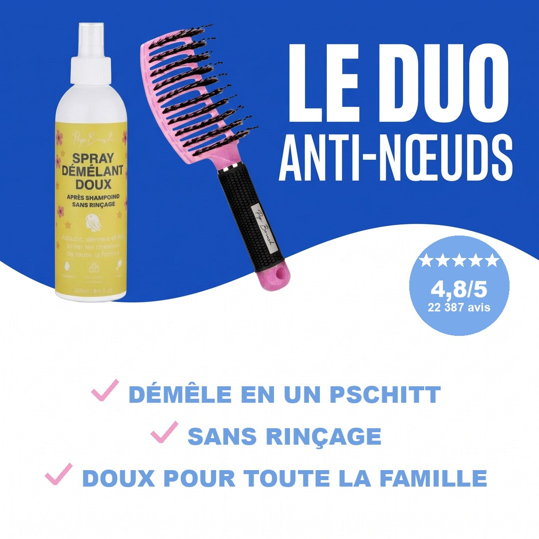PopBrush Duo Anti-Noeuds
