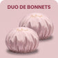 DUO DE BONNETS DE DOUCHE