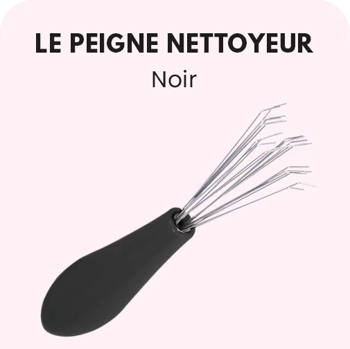 LE PEIGNE NETTOYEUR — Noir
