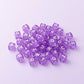 Perles cubes lettres violettes
