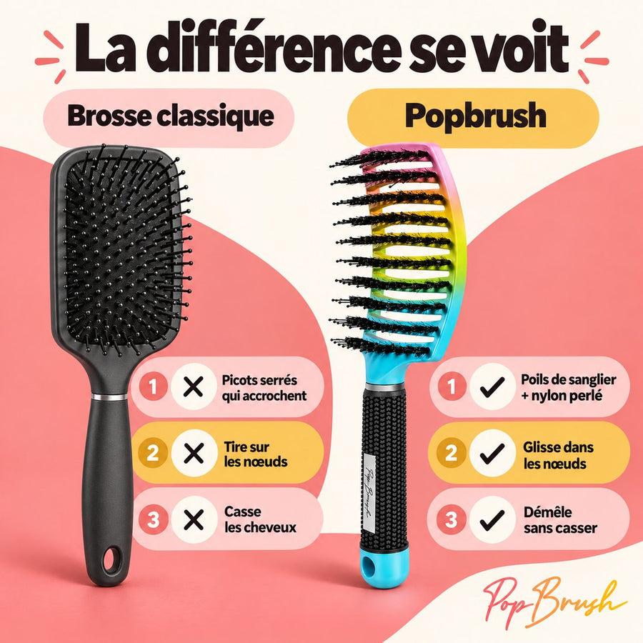 Popbrush brosse démêlante, visuel 4